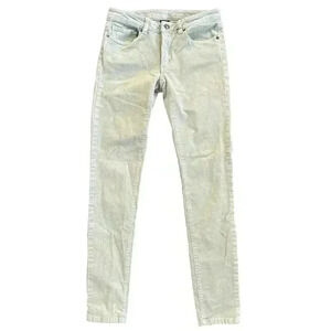 Patagonia Women's Size 27 Cream Tan Skinny Corduroy Organic Cotton Pants